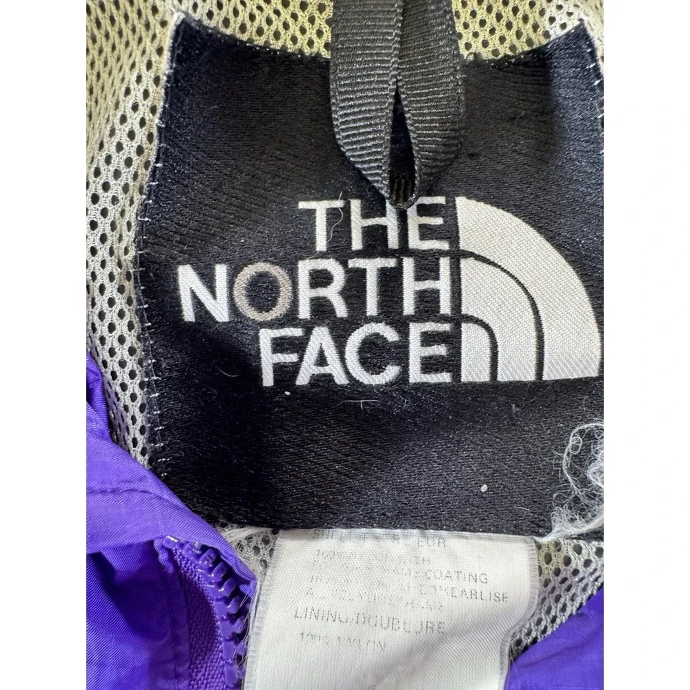 Vintage 90s The North Face Anorak Pullover Jacket Mens Small Purple Teal